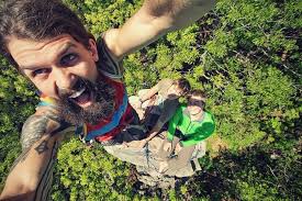 Wide angle shot of the top thanks to Sam's long arms