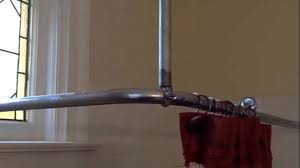You can mount a shower curtain rod in the fridge like the picture above shows. How To Make Shower Curtain Rod Support Youtube