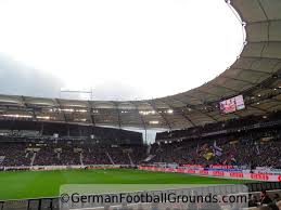 Use the map controls to rotate and zoom the vfb stuttgart stadium view. Mercedes Benz Arena Vfb Stuttgart German Football Grounds