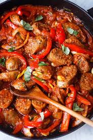 Italian Sausage And Peppers Recipe Italian Sausage Recipes Stuffed Peppers Sausage Dinner