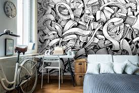 Wählen sie zwischen hunderten von motiven und designern oder drucken sie ihr eigenes motiv. Graffiti Tapete Fur Ihr Jugendzimmer Wallsauce De
