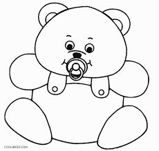 Printable coloring sheet ~ anbu. Printable Teddy Bear Coloring Pages For Kids