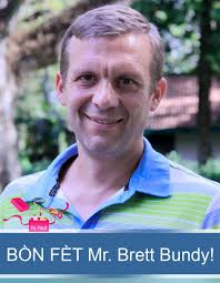 Annou di, Brett Bundy, direktè misyon OMS Ayiti a, bòn Fèt! Let's wish, Brett  Bundy, OMS Haiti field director, Happy Birthday!