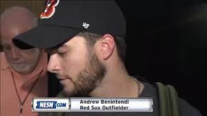 Andrew Benintendi Monday night Red Sox vs. Blue Jays postgame sound