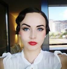 1920s Winged Eyeliner Makeup 1930s Makeup Gatsby Makeup Retro Makeup Gatsby Makeup No Eyeliner Makeup