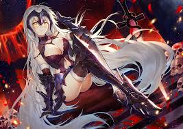 Every day new 3d models from all over the world. Wallpaper Fate Grand Order Jeanne D Arc Alter Armor Gray Hair Thigh Highs Weapon Sword Cleavage Anime Girls Big Boobs Fantasy Girl Long Hair Yellow Eyes 3508x2480 Kostap5 1493211 Hd Wallpapers Wallhere