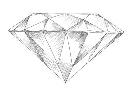 Pin By Malveen G On Polyvore Diamond Drawing Diamond Sketch Jewelry Design Drawing