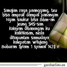 Gambar Ucapan Idul Fitri Bahasa Sunda Gambar Lucu Gambar Kata Kata Indah
