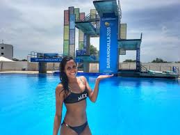 Deportista mexicana integrante de la selección de nado sincronizado. Nuria Diosdado Suma Otro Oro Para Mexico En El Nado Bajapress