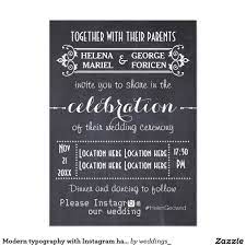 Modern Typography With Instagram Hashtag Wedding Invitation Zazzle Com Instagram Hashtag Wedding Modern Typography Wedding Hashtag