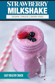 Healthy Strawberry Milkshake Recipe Smoothie Drink Recipes Healthy Milkshake Healthy Milkshake Recipes