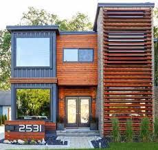 This Unique Home Is Made Out Of Seven Shipping Containers Container House Design Container Homes Cost Container House Plans
