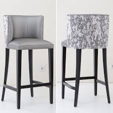 Striking use of leather bar stools in the modern farmhouse kitchen in white. James Lawrenson On Twitter These Bespoke Bar Stools Designed For My New Design Studio Feature A Decorative Jacquard Velvet In Silver Grey With A Textural Design I Used A Metallic Faux Leather