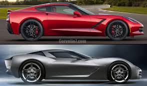 Learn more about the 2009 chevrolet corvette. Visual Comparison Of 2014 Corvette Stingray Vs 2009 Concept Model Chevrolet Corvette Stingray C7 Forum