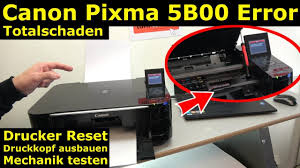 Jetzt günstig für ihren drucker canon pixma ip 7200 series patronen kaufen. Canon Pixma Fehler 5b00 Error Totalschaden Druckkopf Ausbauen Reset 4k Video Youtube