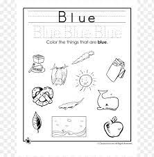 There are tons of great resources for free printable color pages online. Blue Color Pages Preschool Coloring Png Image With Transparent Background Toppng