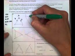 Aleks Identifying And Naming Congruent Triangles Mc Youtube