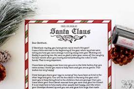 How to receive a free letter from santa by canada mail? Letter From Santa Free Printable Over The Big Moon