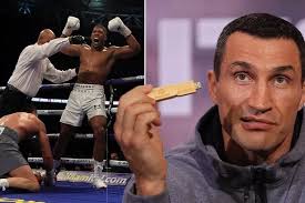 Anthony Joshua made bid for Wladimir Klitschko's USB stick which sold for  £160,000