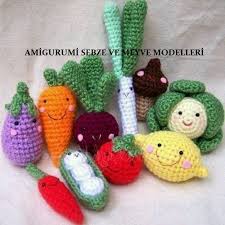 Amigurumi Sebze Ve Meyve Modelleri Yilbasi Susleri Meyve Amigurumi