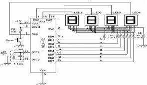 How to make led digital clock without any microcontroller to order this pcb first go to the hi friends, i make a simple big size digital wall clock. Circuit Diagram Of The Control Unit With The Four Seven Segment Led Download Scientific Diagram