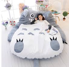 Japanese Anime Gray My Neighbor Totoro Plush Bed 210cm X 170cm Stuffed Totoro Sleeping Bag Cute Tatami Sofa Plush Bed My Neighbor Totoro Plushanime Plush Aliexpress