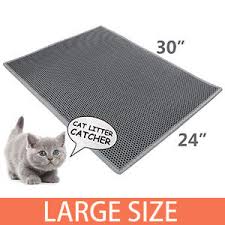 Teaching most cats to use a litter tray is fairly straightforward. Amazon Com Pieviev Cat Litter Mat Anti Tracking Litter Mat 30 X 24 Inch Honeycomb Double Layer Waterproof Urine Proof Trapping Mat For Litter Boxes Large Size Easy Clean Scatter Control Scoop Included Pet