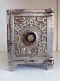 Cast Iron Still Bank National Safe Arcade Kenton Combination Isb 24 Antique Antique Safe Antiques Antique Decor