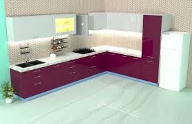 modular kitchen 3d interior cgtrader