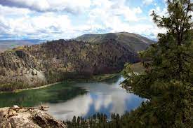 The mountainous terrain that surrounds alta lake was formed by glaciation. Alta Lake State Park Washington Trails Association