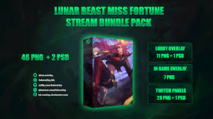 Lunar beast 2021 event is finally here! Lunar Beast Miss Fortune Stream Bundle 46 Png 2 Psd In 2021 Miss Fortune Png Fortune
