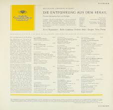 Aber du machst dir nicht wirklich viel aus musik. Ferenc Fricsay Radio Symphonie Orchester Berlin Mozart Die Entfuhrung Aus Dem Serail Bertelsmann Vinyl Collection