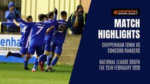 Concord rangers have added kosovan, kreshnic krasniqi and forward lamar reynolds. Chippenham Town Vs Concord Rangers National League South Highlights Tue 25th Feb 2020
