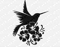 Hummingbird Svg Flowers Vector Files Decal Summer Beach Ocean Sea Lake Maritime Cameo Cricut Clip Art Vine Drawing Flower Stencil Mason Jar Art