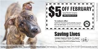 Book Your Pet S Spay Neuter Appointment At The Saving Lives Clinic In February And Save 5 Download Your Coupon At Www Spcawake Saving Lives Wake County Books