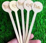 Personalized Utensils & Stir Sticks – Occasional Paper Cuts