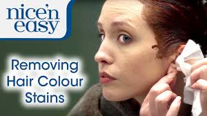 When getting hair dye off of your skin, it's not about the amount of pressure. Home Hair Dye Tips How To Remove Hair Dye Stains Nice N Easy Youtube