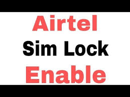 Every sim card whether mtn, airtel, glo or 9mobile comes with a default pin which is usually 0000. Airtel Enable Sim Lock In Airtel Sim Card Youtube