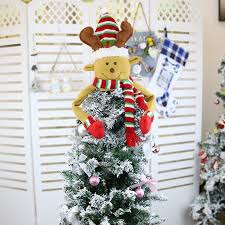 The season's greeting snowman blow mold is made in the usa of durable blow molded plastic. Christmas Tree Topper Large Top Hat Snowman Tree Topper Outdoor Indoor Novelty Christmas Decorations Xmas Holiday Winter Wonderland Party Home Decor Walmart Canada