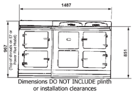 21 1/4 consult product installation guide for exact dimensions. Aga Four Oven Cooker At Tn Cook Limited