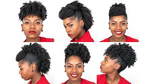 So we're going to give you 101 amazing cute short haircuts for. 7 Natural Hairstyles For Short To Medium Length Natural Hair 4b 4c Hair Youtube