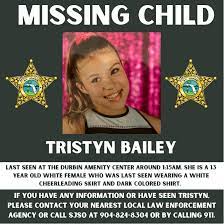 Deputies said he killed his classmate, tristyn bailey, 13. Tristyn Bailey Case St Johns County Teen Reported Missing Later Found Dead 14 Year Old Boy Charged With Murder In Her Death 95 1 Wape