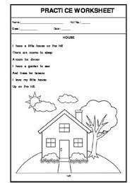 Worksheet Of House House My Home And Places In Our Neighbourhood General Awareness Word Puzzles For Kids English Activities For Kids Alphabet Worksheets Preschool
