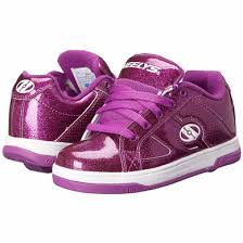 Black And Hot Pink Heelys Heely S Split Roller Shoe Purple Glitter Roller Shoes Kid Shoes Shoes
