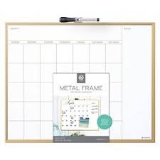 U Brands 16 X20 Dry Erase Calendar Board Gold Dry Erase Calendar Dry Erase Board Calendar Dry Erase
