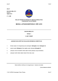 Pihak kementerian kesihatan laporkan 10. Percubaan Spm Bahasa Melayu 2016 Kedah Perlis Pulau Pinang Sumber Pendidikan