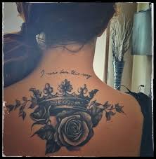 My Third Tattoo Crown Roses Ladygaga I Love It Crown Tattoos For Women Crown Tattoo Tattoos