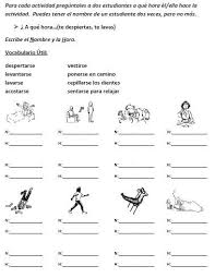 Foreign Language Speaking Activity With Reflexive Verbs World Language Classroom Reflexive Verbs Spanish Reflexive Verbs