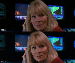 Which version of this Blu-ray movie do you prefer? "Over-sharpened" vs  "blurry"?