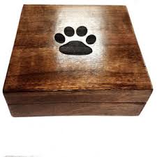 A traditional material for cremation urns, wood can be easily engraved for a personalized tribute to a loved one. Pet Urn Mango Wood Cremation Urn Ashes Box Paw Print Cat Urn Dog Urn 10 X 10cm Ebay